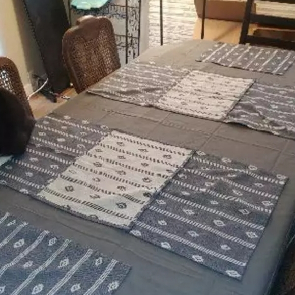 Cotton Global Placemat Blue - Threshold™ - Picture 4 of 6